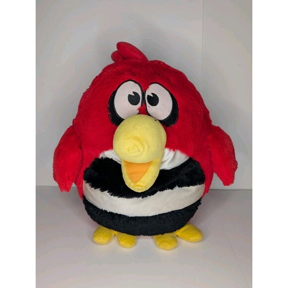 Jay At Play Koo Koo Angry Birds Plush Microbead Nylon 12" Stuffed Animal Pillow - Picture 1 of 8